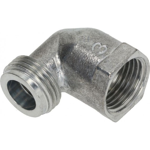 RACCORDO A GOMITO ALLUMINIO 1/2 M/F
