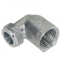 RACCORDO A GOMITO ALLUMINIO 1/2 M/F