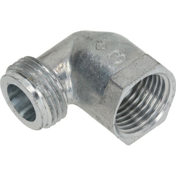 RACCORDO A GOMITO ALLUMINIO 1/2 M/F