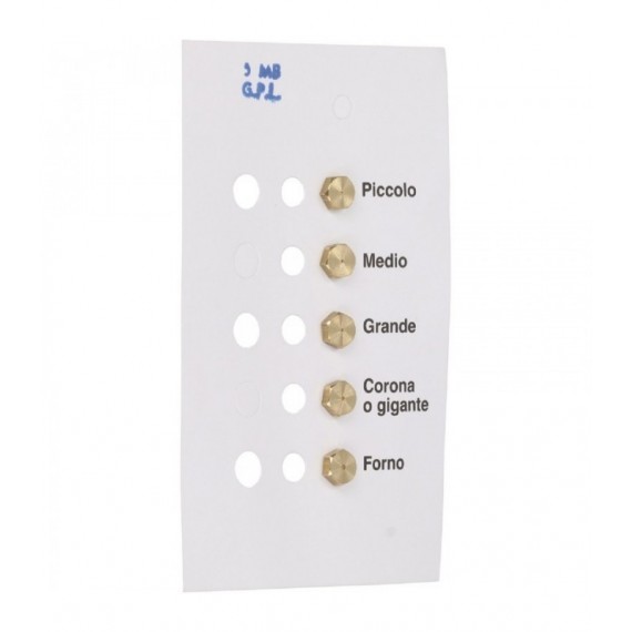 INIETTORI GPL 5MB ITALGAS KIT 5 PEZZI