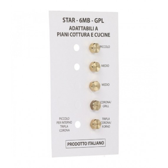 INIETTORI GPL 6MB GLEM GAS STAR 5 PZ