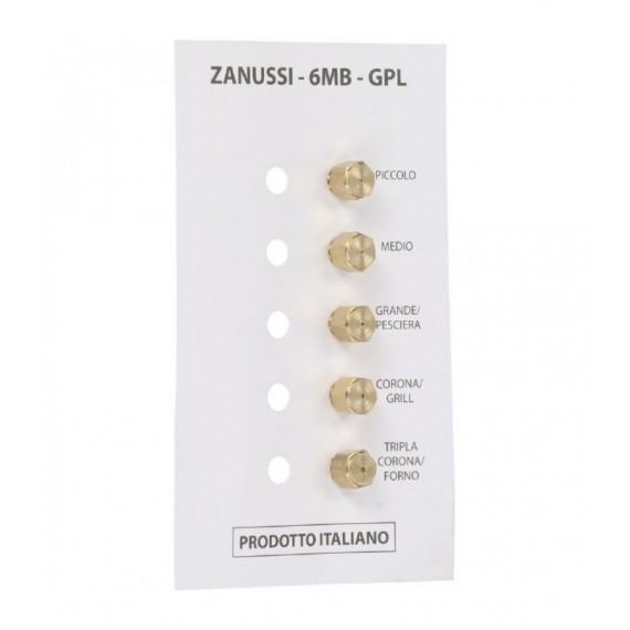 INIETTORI GPL 6MB ZANUSSI KIT 5 PZ