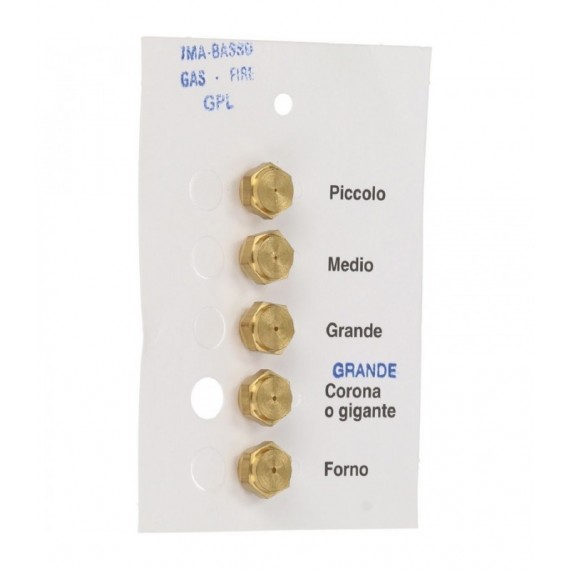 INIETTORI GPL 7MA GAS FIRE KIT 5 PEZZI