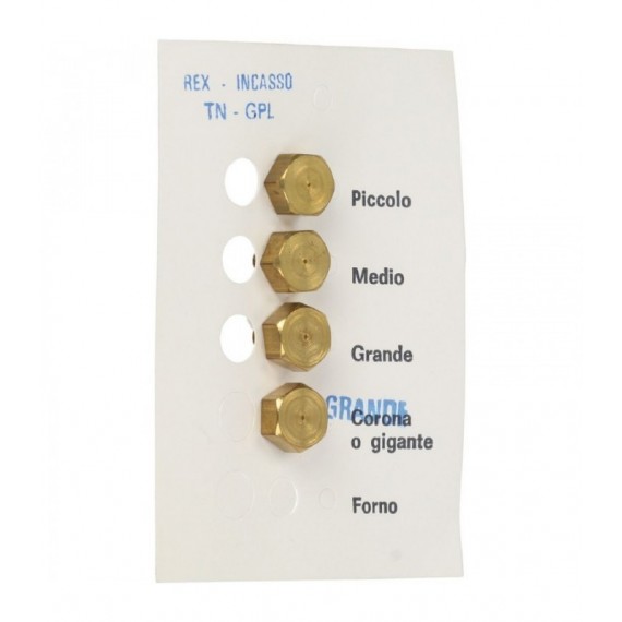 INIETTORI GPL 7MA REX KIT 4 PEZZI