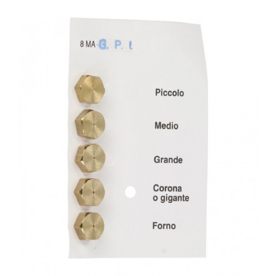 INIETTORI GPL 8MA UNIVERSALE KIT 5 PZ