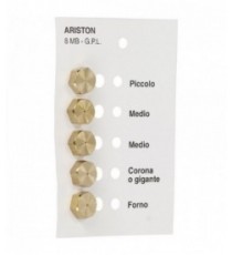 INIETTORI GPL 8MB ARISTON KIT 5 PEZZI