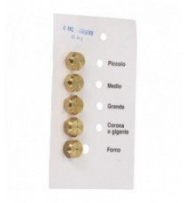 INIETTORI GPL 8MC GAS FIRE KIT 5 PZ