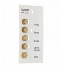 INIETTORI GPL 8MC TECNOGAS KIT 5 PEZZI