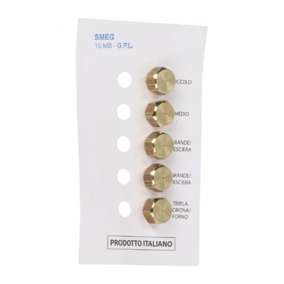 INIETTORI GPL 10MB SMEG KIT 5 PEZZI