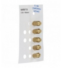 INIETTORI METANO 5MA FORNELLO KIT 5 PZ