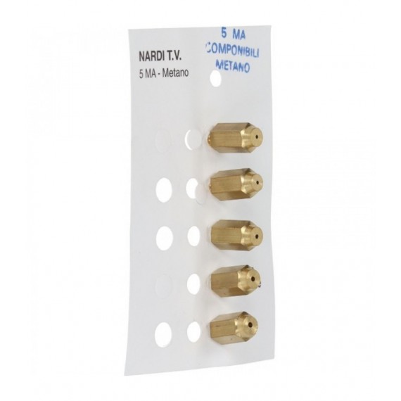 INIETTORI METANO 5MA FORNELLO KIT 5 PZ
