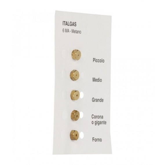 INIETTORI METANO 6MA ITALGAS KIT 5 PEZZI