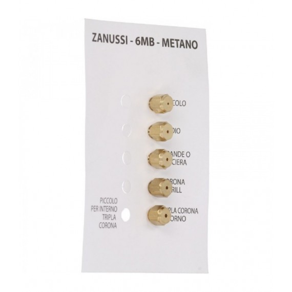 INIETTORI METANO 6MB ZANUSSI KIT 5 PZ