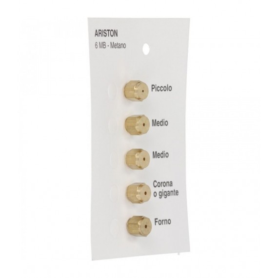 INIETTORI METANO 6MB ARISTON KIT 5 PEZZI