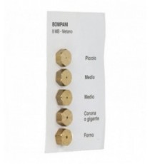INIETTORI METANO 8MB BOMPANI KIT 5 PEZZI