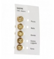INIETTORI METANO 8MC GAS FIRE KIT 5 PZ