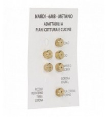INIETTORI METANO 6MB NARDI KIT 6 PEZZI