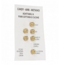 INIETTORI METANO 6MB CANDY KIT 6 PEZZI