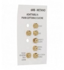 INIETTORI METANO 6MB KIT 7 PEZZI