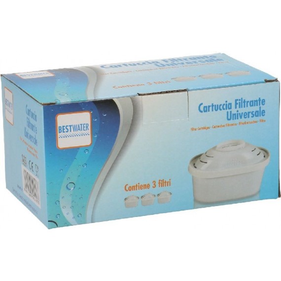 FILTRO DEPURAZIONE ACQUA CARAFFA 3 PZ