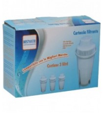 FILTRO DEPURAZIONE ACQUA CARAFFA 3 PZ