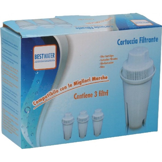 FILTRO DEPURAZIONE ACQUA CARAFFA 3 PZ