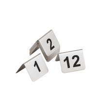 Targhette numeri, 12 pz