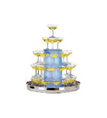 Cascata champagne