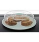 Campana portabrioches con vassoio dm. 31 cm