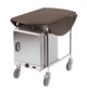 Carrello room service con box termico diametro cm 90 altezza cm 77