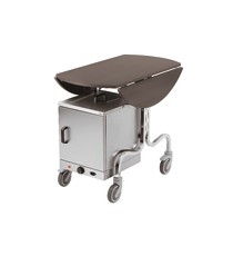 Carrello room service con box termico