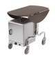 Carrello room service con box termico Diametro cm 90 altezza cm 77