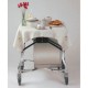 Carrello room service con box termico