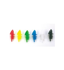 Tappo versatore continuo, 12 pz colori assortiti