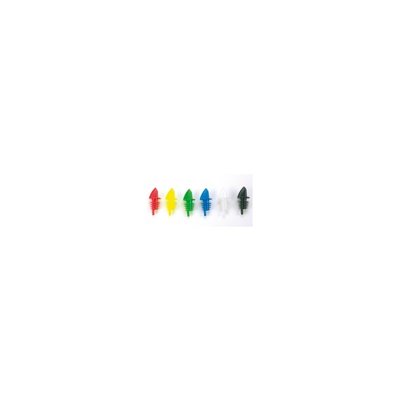 Tappo versatore continuo, 12 pz colori assortiti