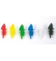 Tappo versatore continuo, 12 pz colori assortiti