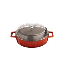 Casseruola bassa con coperchio