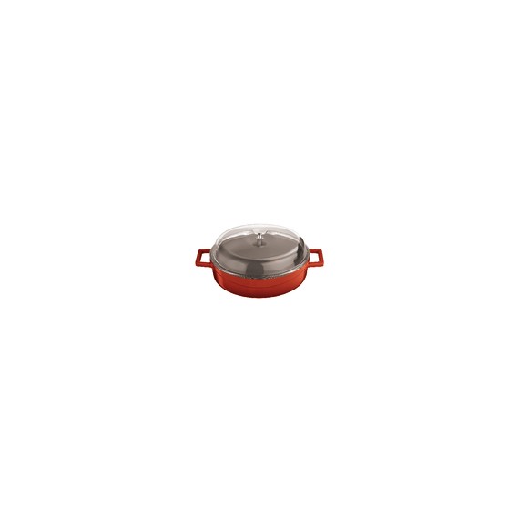 Casseruola bassa con coperchio