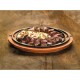 Piatto pizza con supporto