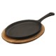 Piatto fajita con supporto