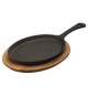 Piatto fajita con supporto
