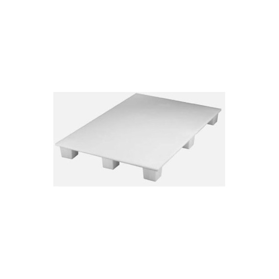 Pallet da lavoro in polipropilene pieno cm 80x60
