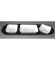 Vassoio ovale con set di 4 vaschette cm 46.5x13.5
