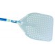 PALA PER PIZZA IN ALLUMINIO RETTANGOLARE CM.50x50 MANICO 150 CM. AZZURRA
