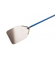 PALA PER PIZZA IN ACCIAIO INOX TONDA CM.33 MANICO 200 CM. AZZURRA