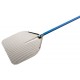 PALA PER PIZZA IN ACCIAIO INOX RETTANGOLARE CM.36x36 MANICO 150 CM. AZZURRA