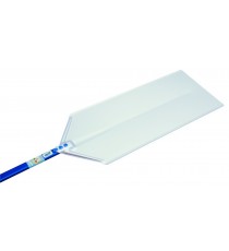 PALA PER PIZZA A METRO IN ALLUMINIO RETTANGOLARE CM.40x60 AZZURRA