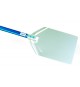 PALA PER PIZZA IN ALLUMINIO RETTANGOLARE CM.22x25 MANICO 120 CM. AZZURRA