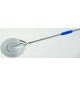 PALETTINO PER PIZZA ACCIAIO INOX FORATO CM.23 MANICO 180 CM. NAPOLETANA
