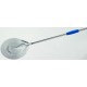 PALETTINO PER PIZZA ACCIAIO INOX FORATO CM.17 MANICO 75 CM. AZZURRA